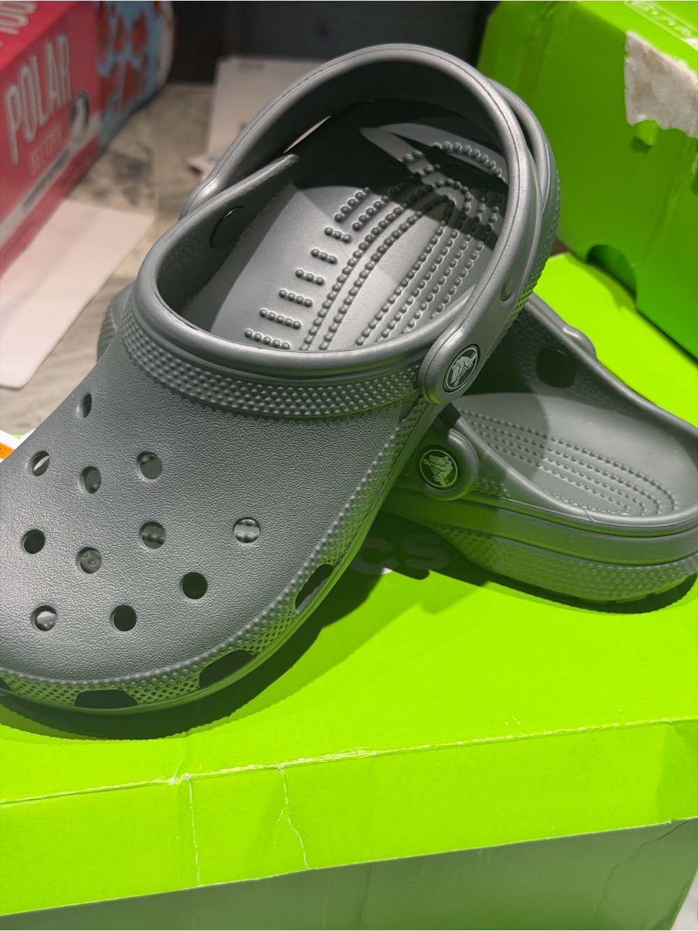 CROCS Classic Clog in Gray men’s 4 women’s 6